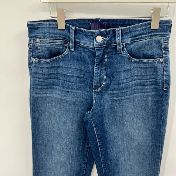 NYDJ Straight Leg Blue Jeans Size 6 - Picture 3 of 9